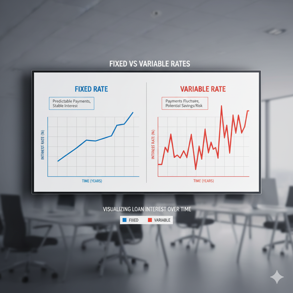 Fixed vs variable interest rate comparison